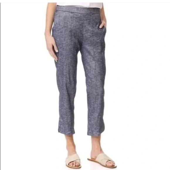 Theory "Thorina" Pants Linen Blend Size 2 EUC - Picture 1 of 6